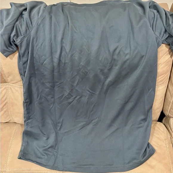 Nike Men's Gray Button-Up Baseball Jersey - Picture 2 of 3